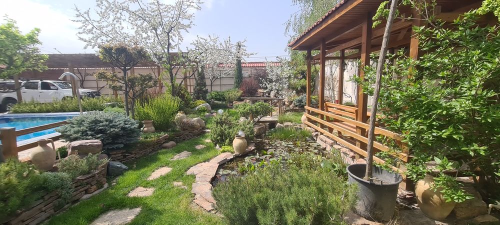 Загородный дом. Прописка. Район Паркента пл. 6 сот.От города 22 км.