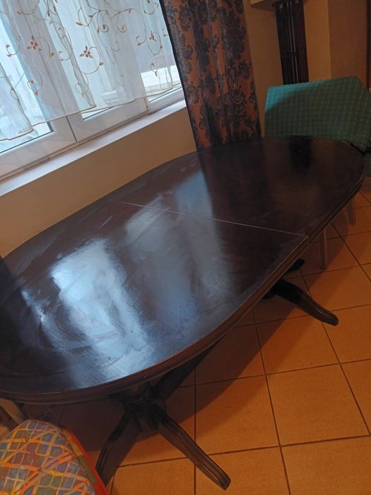 Трапезна маса,  разтегателна