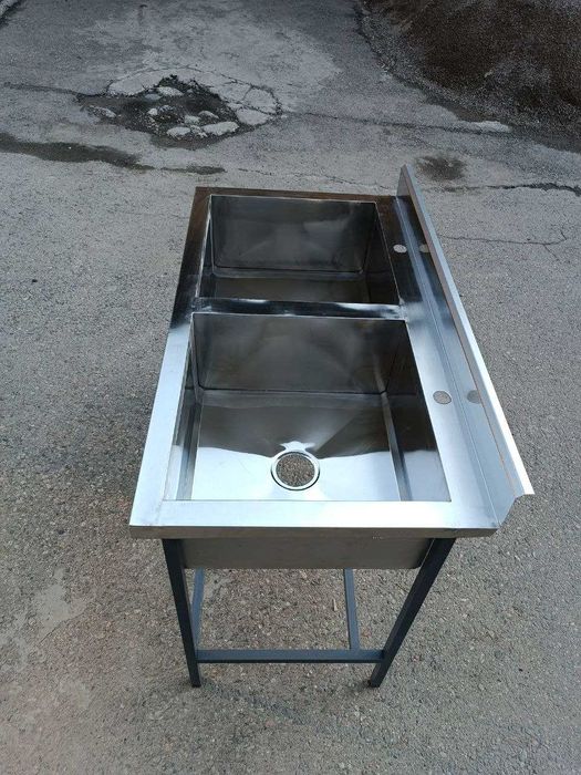 Мойка моечная ванна moyka нержавейка nerjaveyka кафе oshxona стол stol