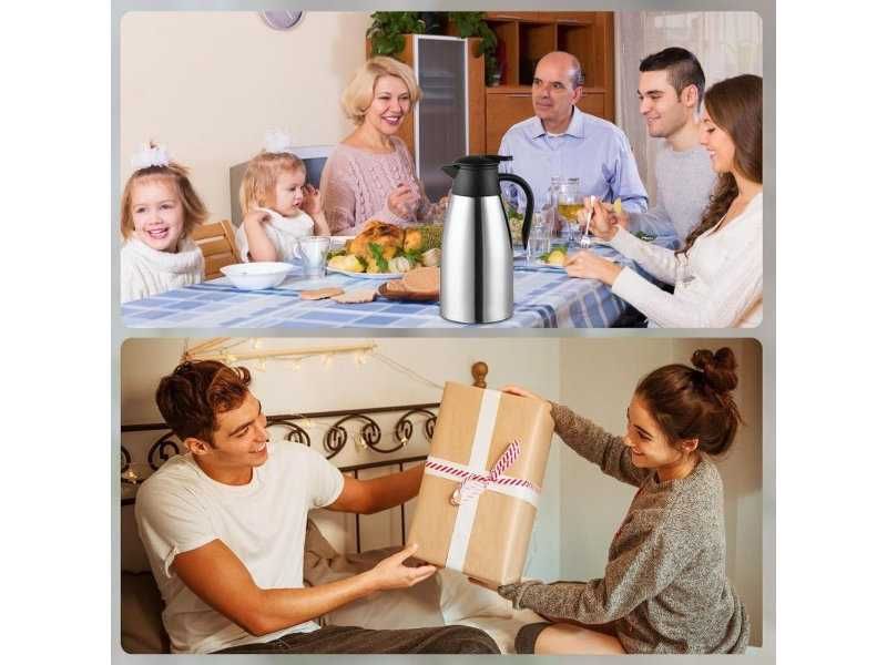 Термос Кана от Неръждаема Стомана с Двойна Вакуумна Изолация Druuzyl, 2.1L