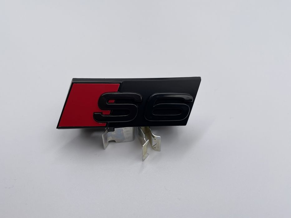 Emblema Audi S6 grila negru