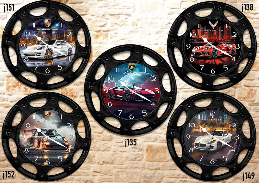 Стенни часовници-автомобилна джанта,възможност за к-кт с чаша