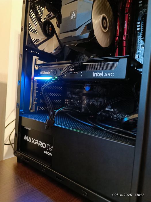 Vand Pc Gaming Ryzen  cu Intel  Arc B580 12g