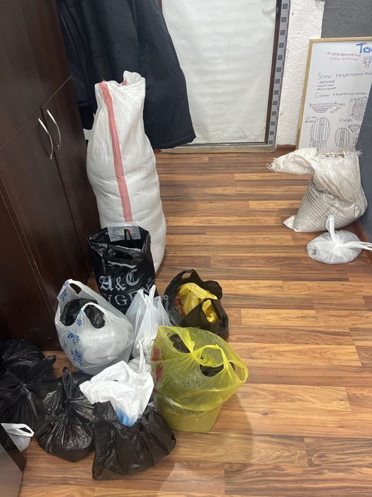 Отдам лён коричневый