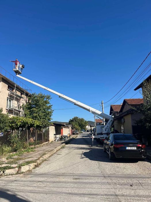 Автовишки,вишки под наем до 27м.