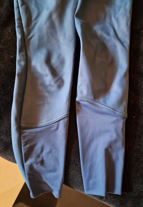 Тъмно син кожен брич за езда размер м