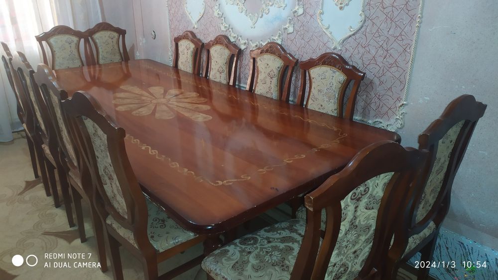 Стол стуль 12 штук