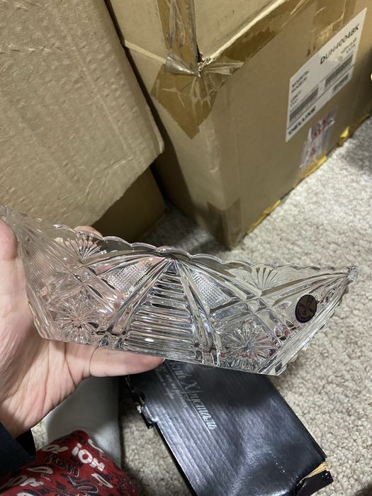 Хрустальная посуда новая