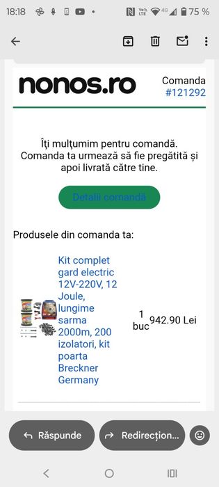 Vand gard electric 12v-220v 12Joule