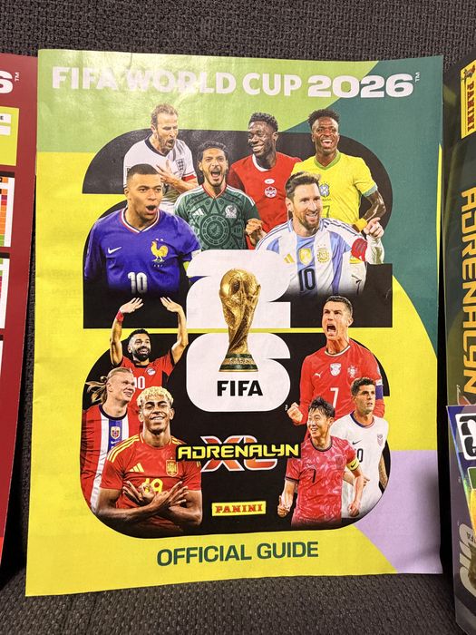 ПЪЛЕН Mega Starter Pack Panini World Cup 2026 Adrenalyn XL (Роналдо + Меси Golden Baller)