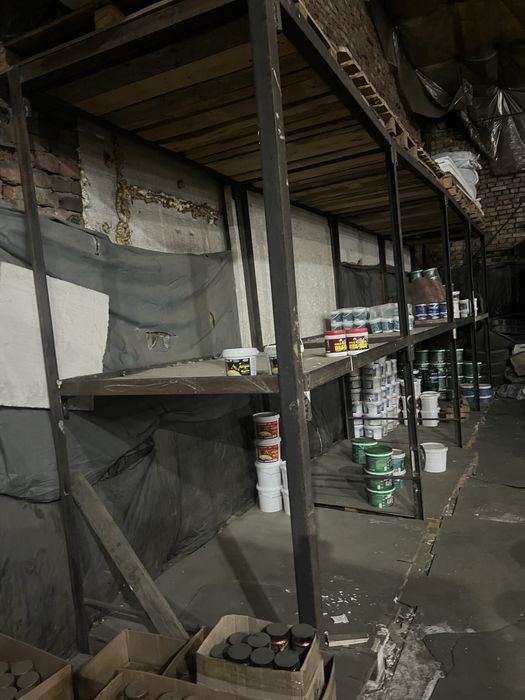 Стеллажи металлические из уголоков для хранения