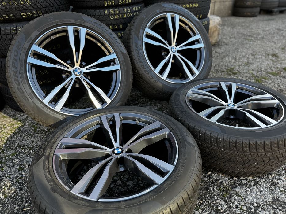 Алуминиеви джанти с гуми за БМВ МХ7 (BMW MX7), 21 цола, 5х112, 4 броя