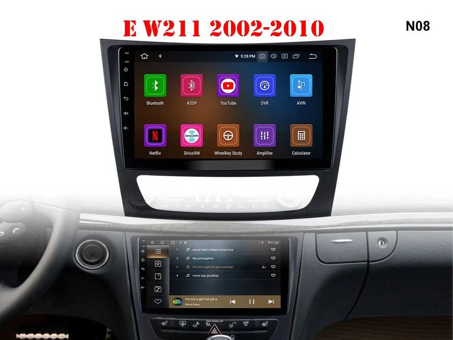 Sistem navigație de înaltă calitate cu GPS încorporat Mercedes W211
