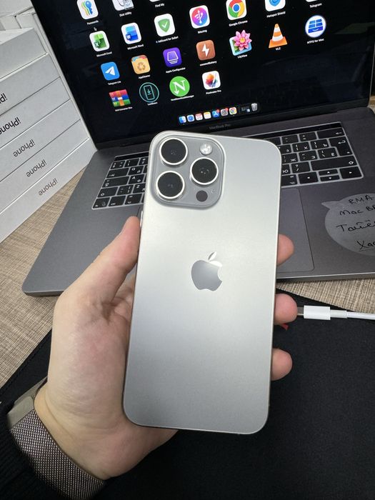Продаётся iPhone 15 Pro Max 512GB Natural Single