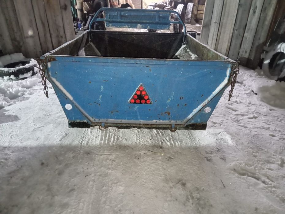 Мотоблок мтз05 с прицепом