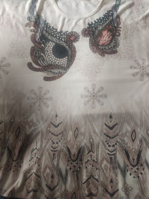 Блуза макси с интересни ръкави