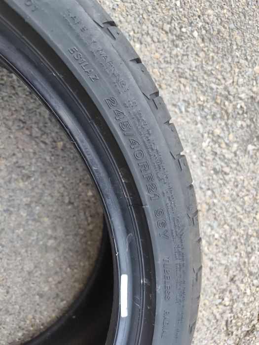 275/35/21" 245/40/21" 4бр Bridgestone potenza  s001 Rft, dot22г, 6-7мм