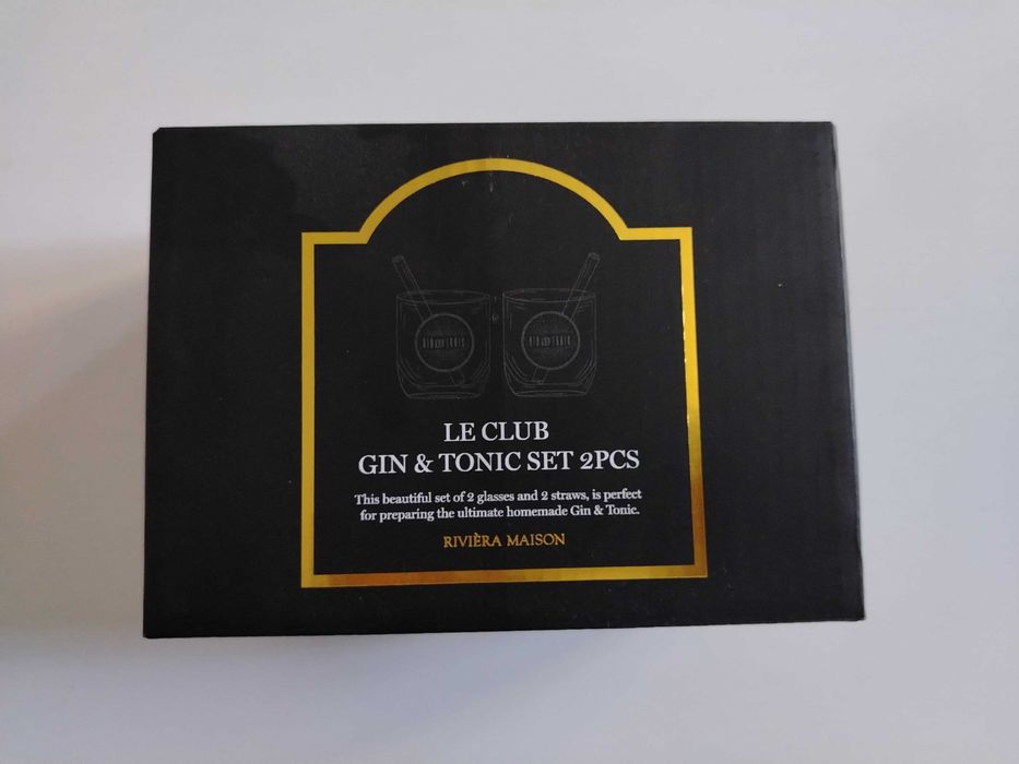 Продавам чаши за джин с бъркалка Le Club Gin & Tonic Set Rivièra Maiso