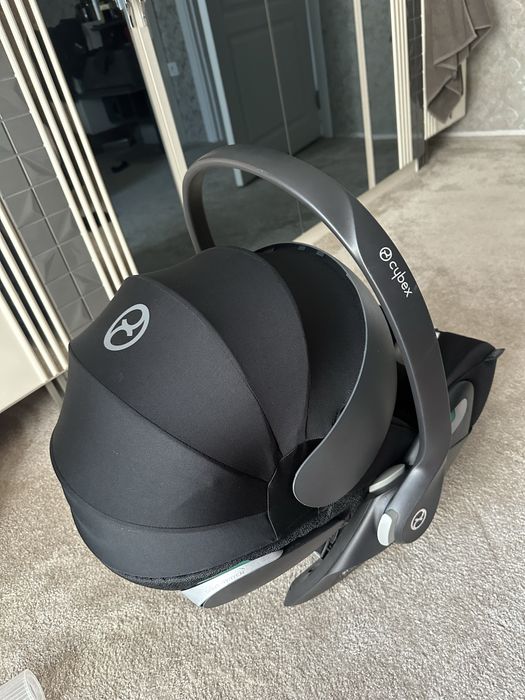 Количка Cybex Priam 4 Chrome  Brown кафява кожа+скеле на седалка