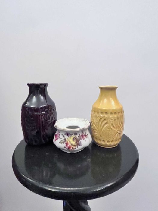 Set 3 piese w germania doua Scheurich si una Meissen bibelouri bibelou