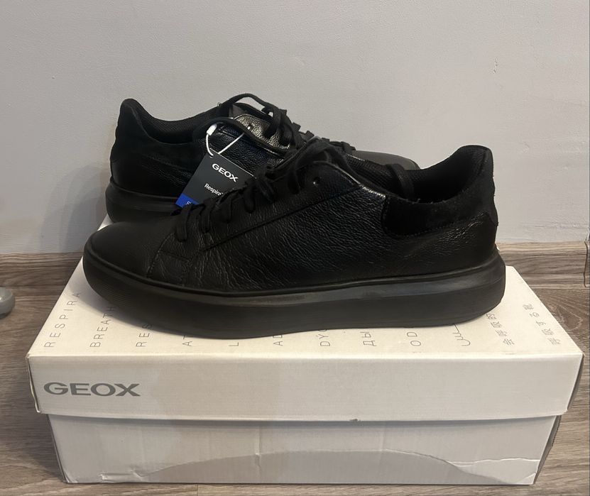 Мъжки кожени обувки Geox Respira