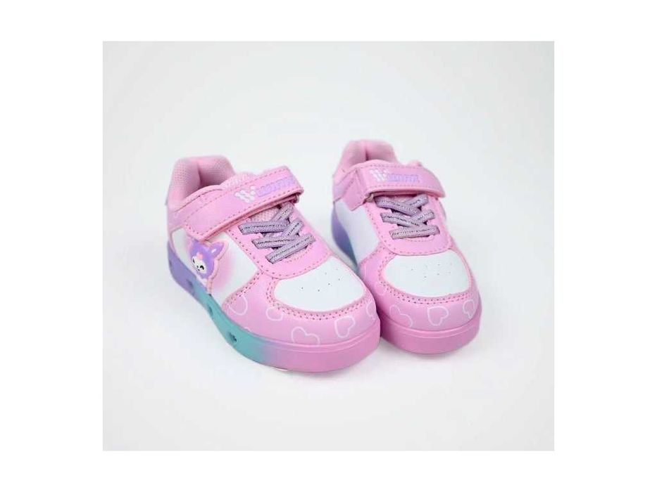 Светещи детски кожени маратонки Kuromi 31-35