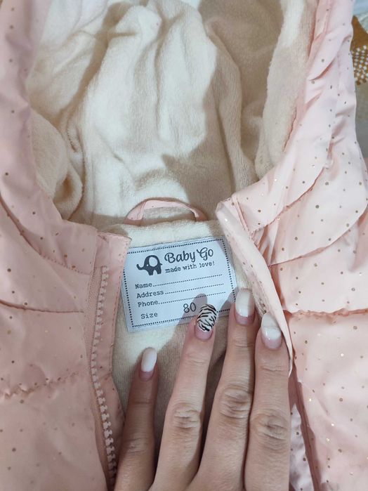 демисезонный комбенизон+ромпер флис