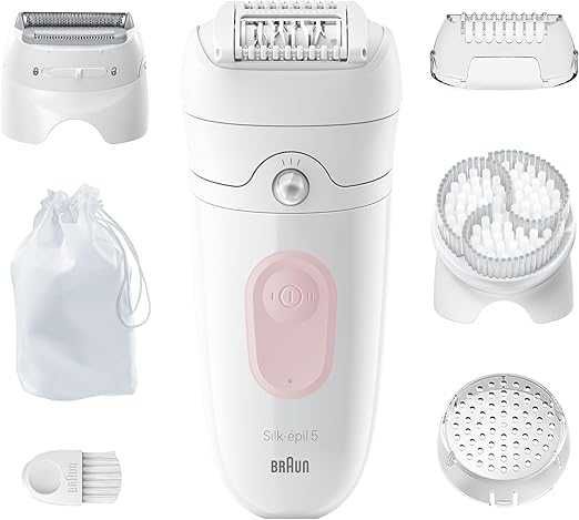 Електрически епилатор Braun Silk Epil 5 SE5-060, розов