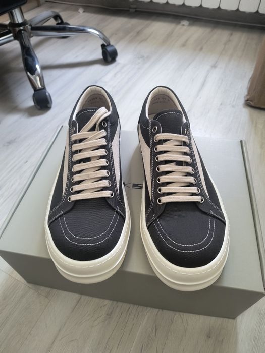 Rick Owens vans canvas black 44