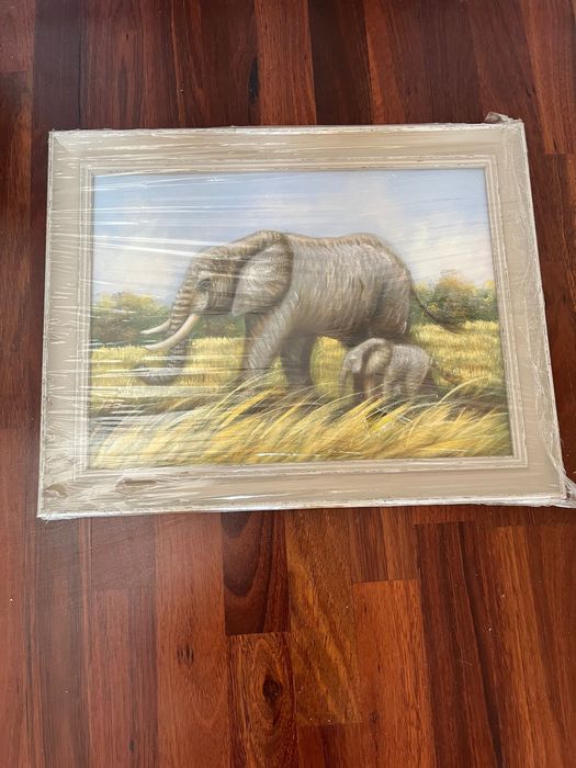 Картина «Мама и слоненок»
