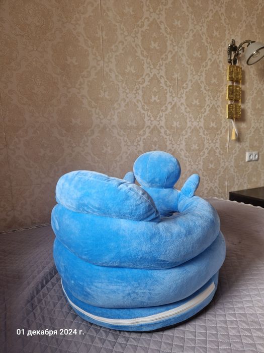 Детская подушка сидушка пингвин