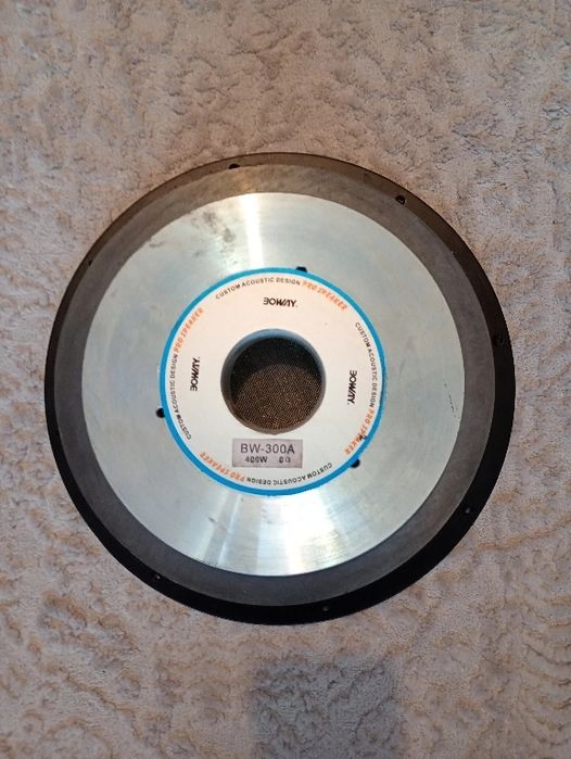 BOWAY BW300A 12"PRO Нискочестотен говорител, 300W RMS, 8Ω – два броя