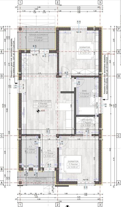 Casa Pe  Parter In Zona Aeroportului  - Gaze / Asfalt
