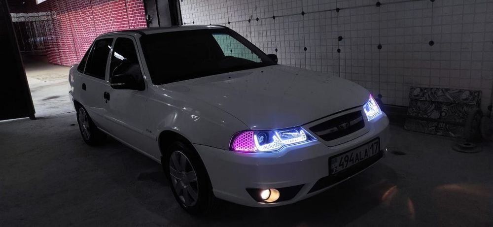 Установка линзы и тюнинг фар для некси.