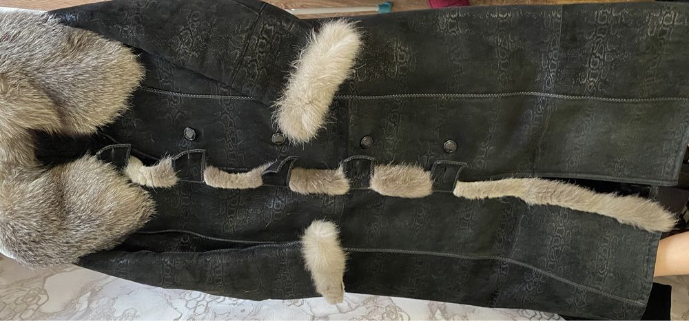 Дубленка из чернобурки