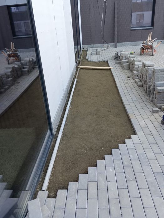 Укладка тротуарной плитки