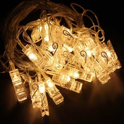 Гирлянда прищепки