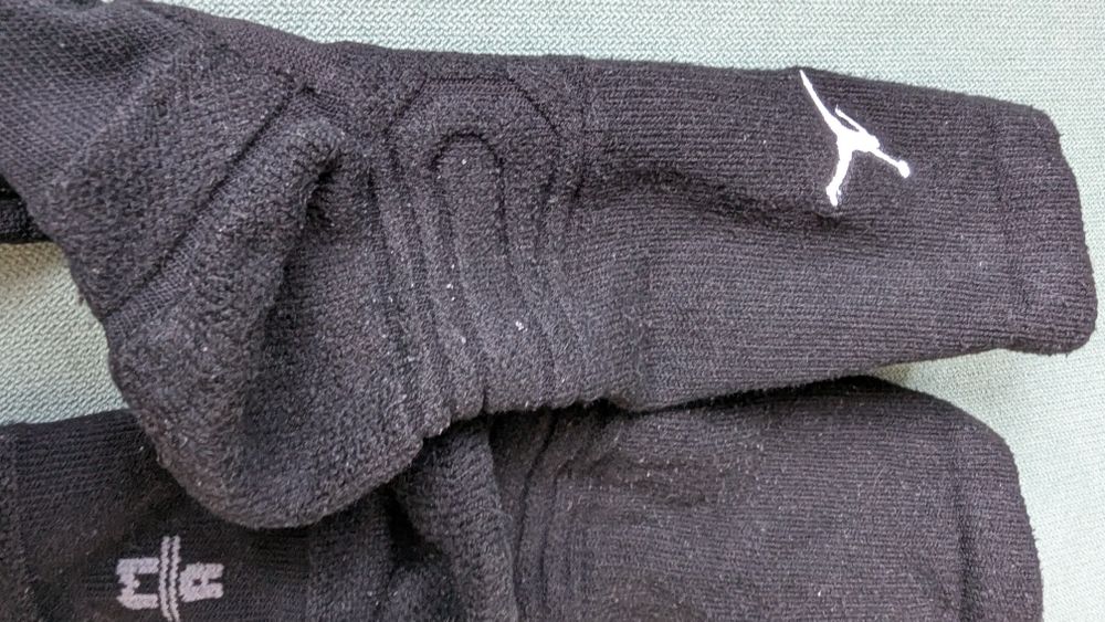 Чорапи Nike - Jordan Flight Crew, черни