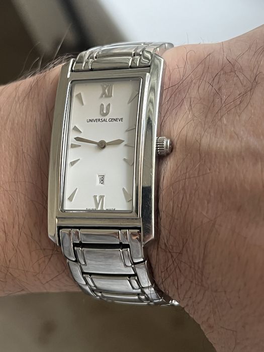 Ceas  Universal Genève Curvex Stainless Steel 2000s