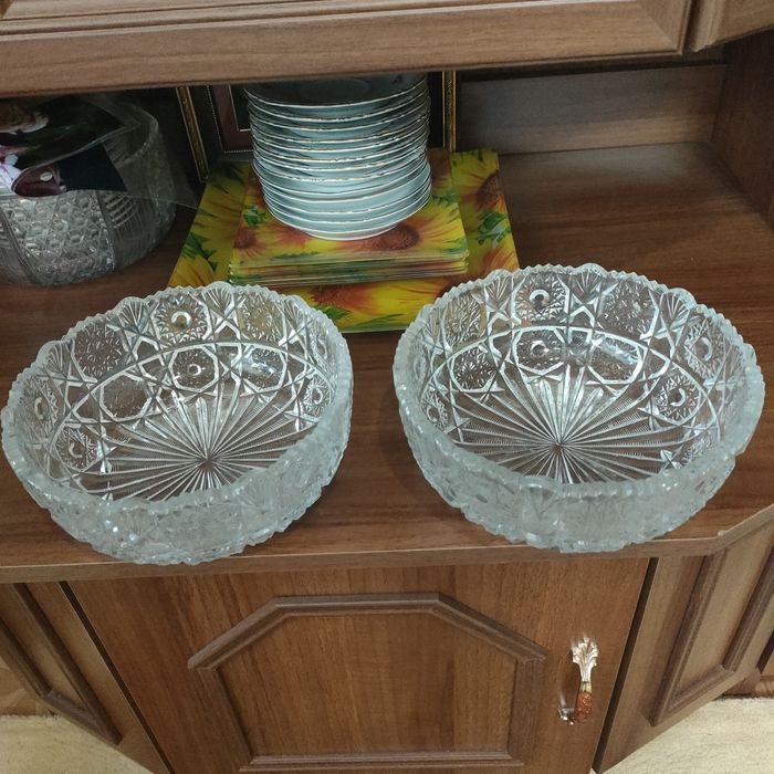 Хрустальные Вазы..сататницы.посуды