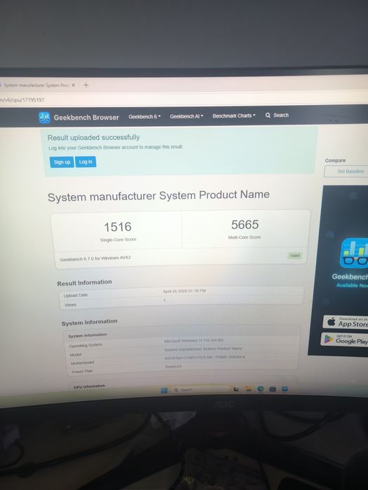 PC Gaming i5-9400F / GTX 1660 6GB / 16GB RAM / SSD (2x120) / HDD 1TB / Windows11 Pro activat cu licenta / BENCHMARK EFECTUAT! (ofer poze in privat)