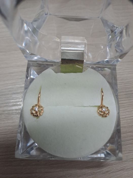 Серёжки золото детские