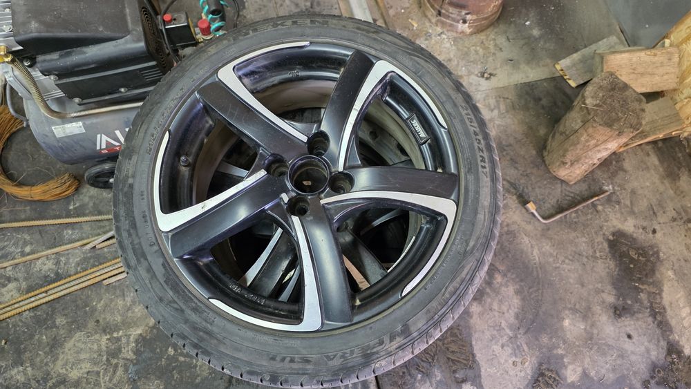 Диски r17 4.100 ваз немцы резина