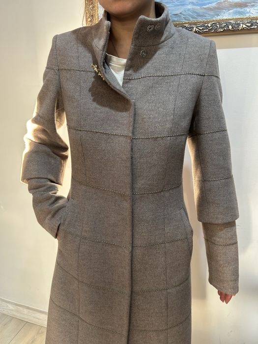 Турецкое кашемировое пальто, демисезонное