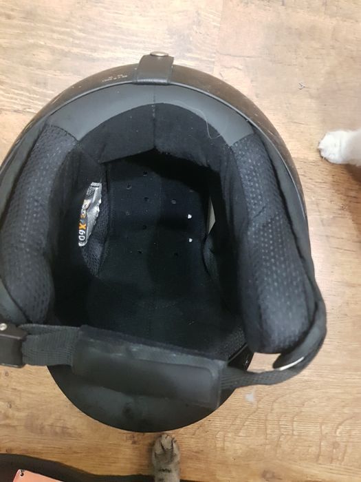 Шлем мотоциклетный черный