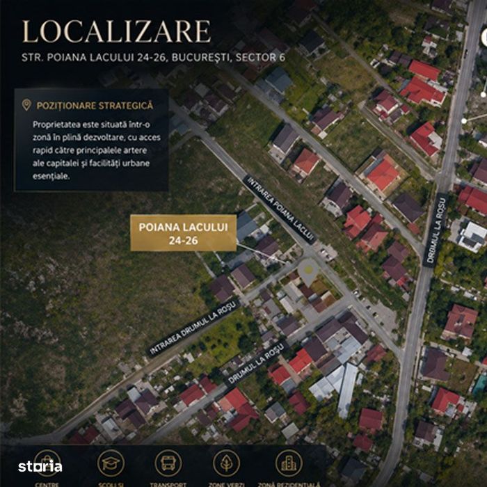 OPORTUNITATE DE INVESTIȚIE- teren 500 mp Poiana Lacului sect 6