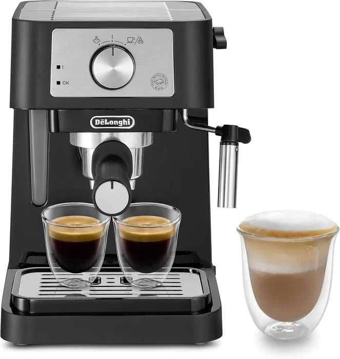 Еспресо машина DE’LONGHI Stilosa EC 260.BK, 15 bar, 1100 W, 1 л, Черен