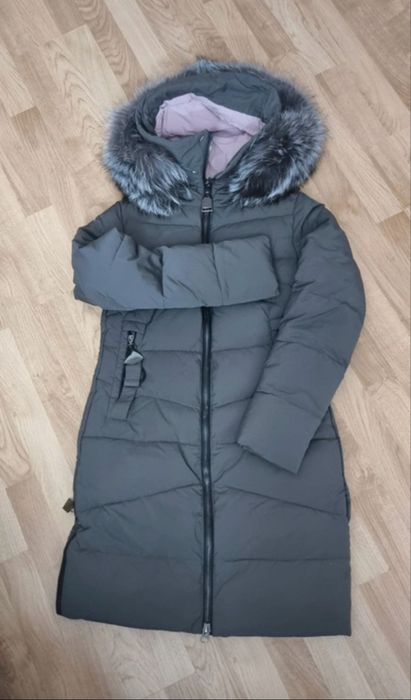 Geaca de iarna cu guler natural