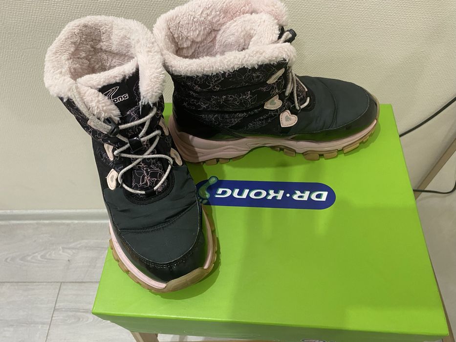 Сапоги для девочки, размер 35