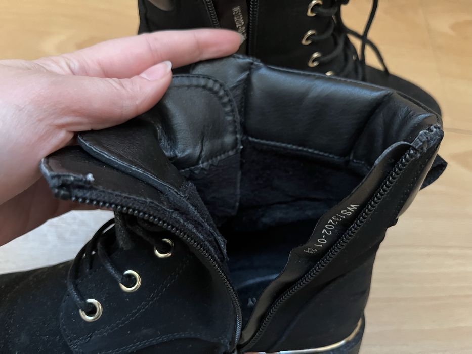 Боти Jenny Fairy - 38 номер, черен цвят